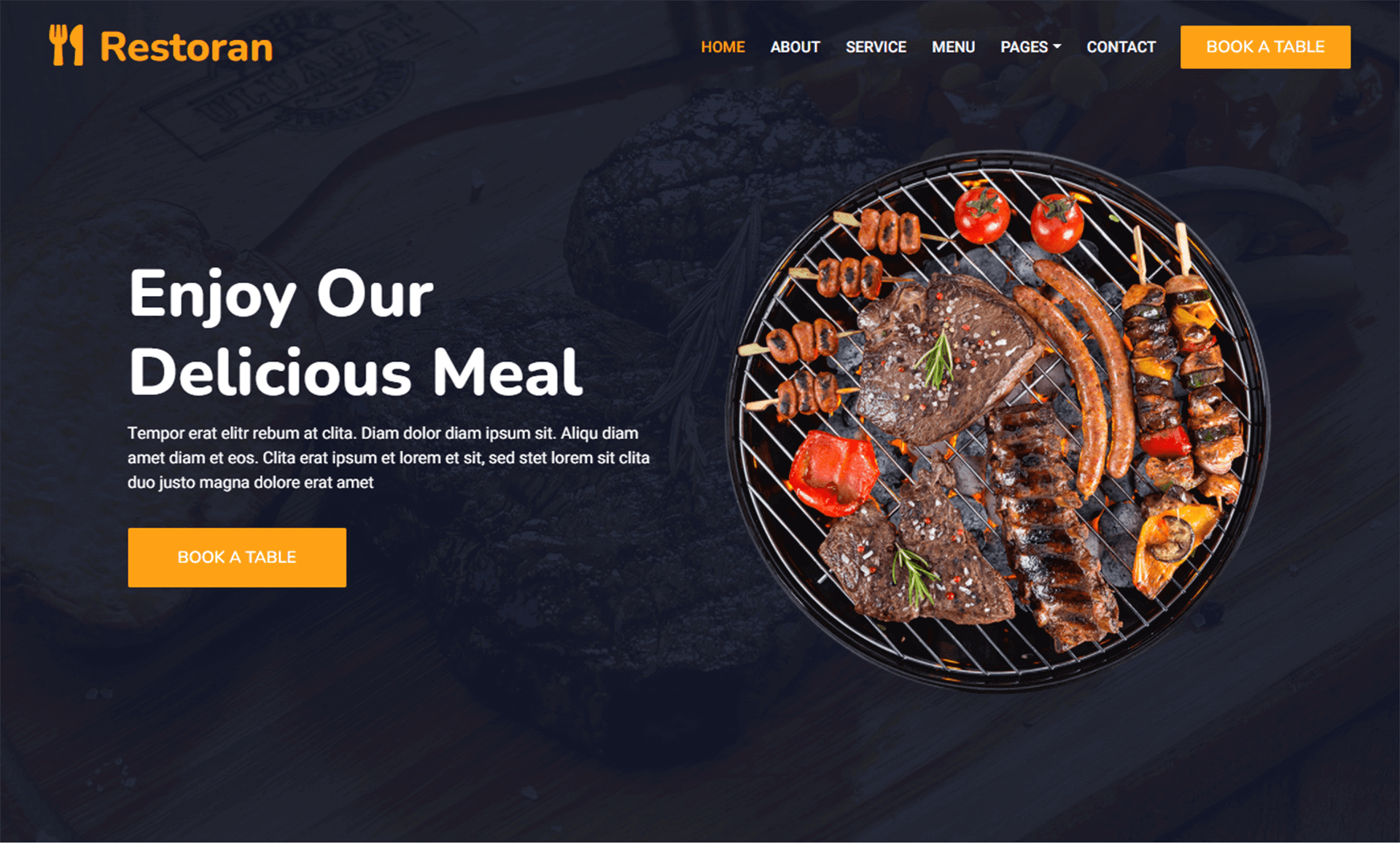 Restoran Restaurant Website