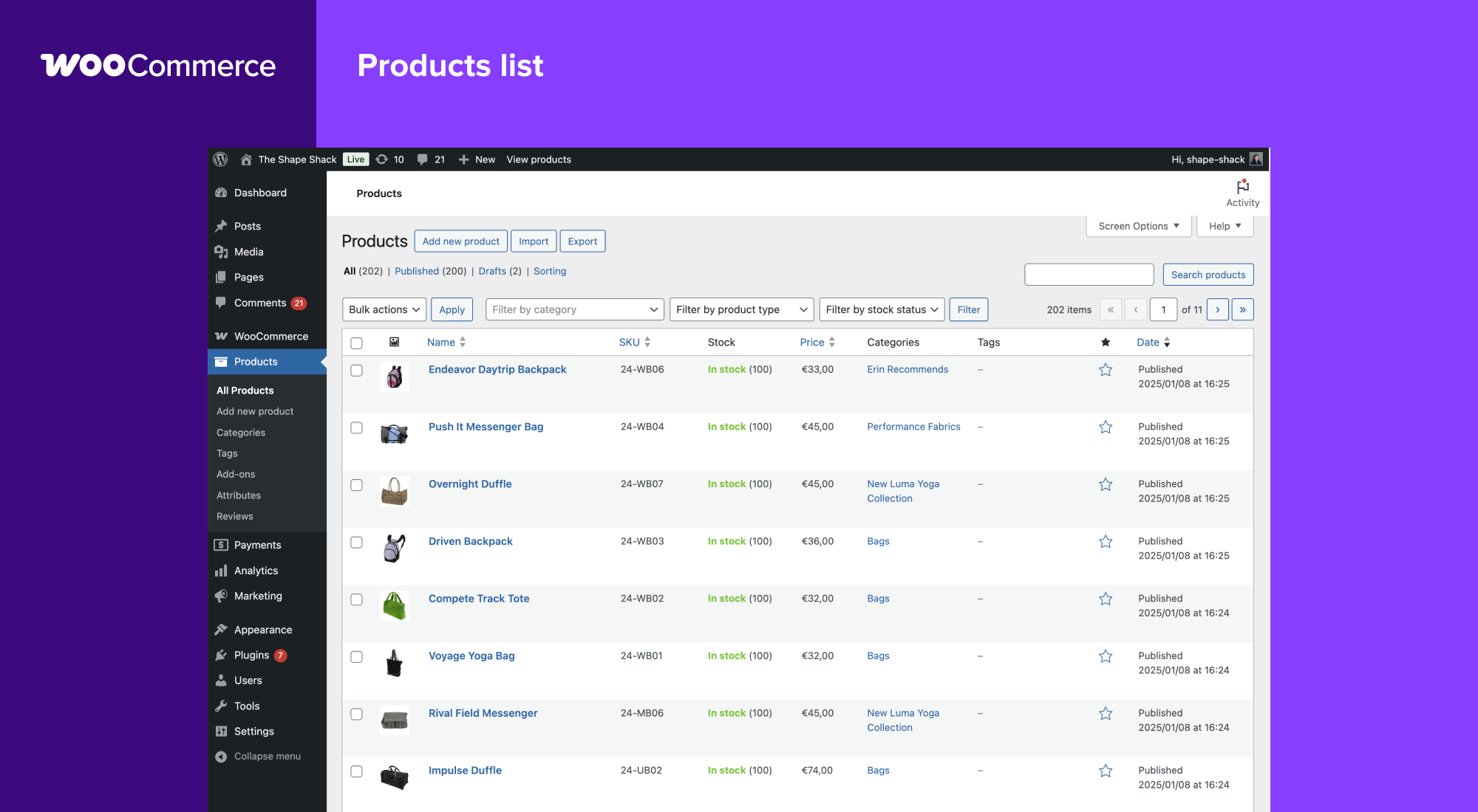 WooCommerce